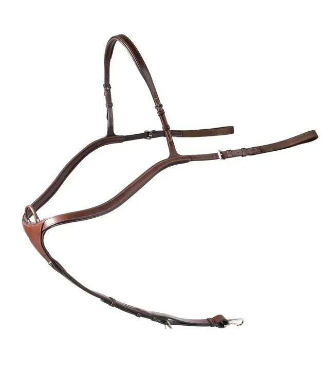 TRUST EQUESTRIAN LYON LONG BRIDGE BRESTPLATE - Brown