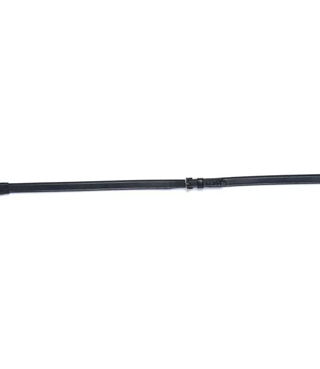 TRUST EQUESTRIAN FONTAINEBLEAU 5/8INCH RUBBER REINS - Black