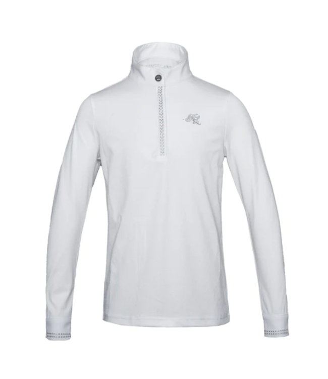 KINGSLAND 'ELEMIS' JUNIOR GIRLS SHOW SHIRT - White