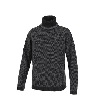 Kingsland KINGSLAND 'FLAVY' LADIES KNITTED ROLLNECK - Charcoal Melange