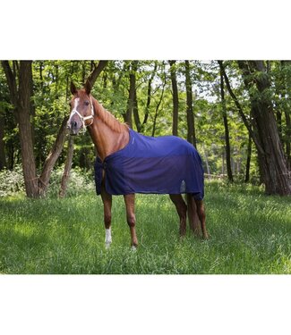 Equithème EQUITHEME FLEECE/MESH RUG - Navy