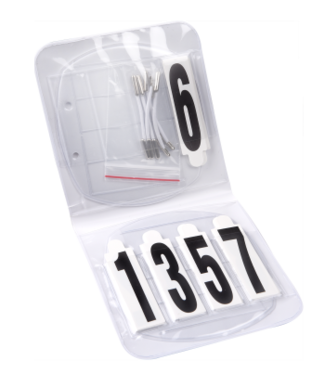 WALDHAUSEN HEAD NUMBER SET, OVAL 4 DIGIT