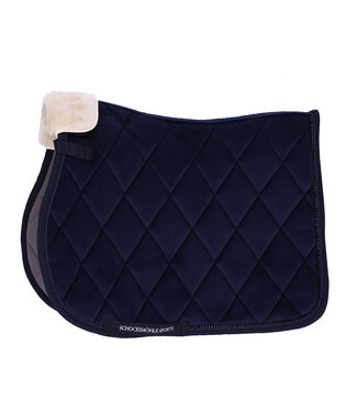 Schockemohle SCHOCKEMOHLE VELVET SADDLE PAD 'NIGHT'