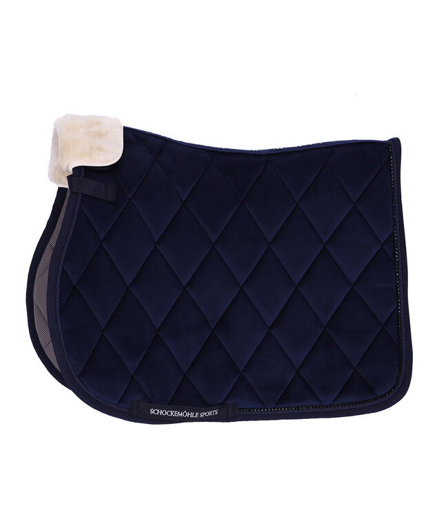 SCHOCKEMOHLE VELVET SADDLE PAD 'NIGHT'