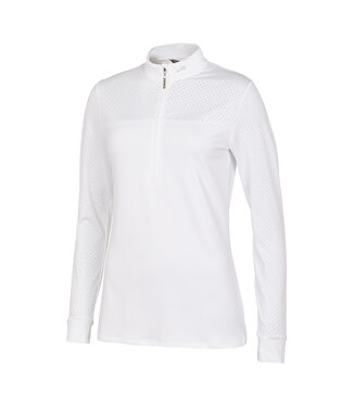 Schockemohle SCHOCKEMOHLE "PENELOPE" LADIES LS FUNCTIONAL & SHOW SHIRT White