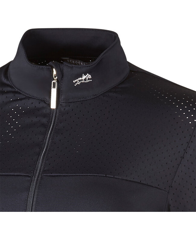 SCHOCKEMOHLE "PENELOPE" LADIES  FUNCTIONAL & SHOW SHIRT - Dark Blue