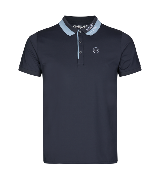 KINGSLAND 'HARBOR' MENS PIQUE POLO Navy