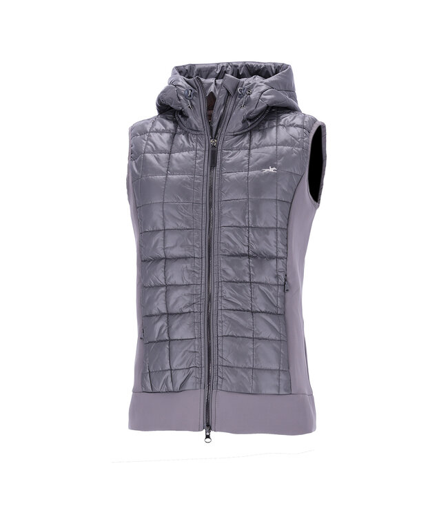 SCHOCKEMOHLE 'RAVINA' LADIES HYBRID SLEEVELESS JACKET Slate Grey