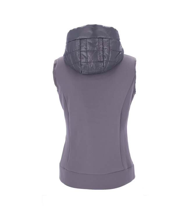 SCHOCKEMOHLE 'RAVINA' LADIES HYBRID SLEEVELESS JACKET - Slate Grey