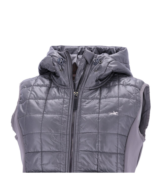 SCHOCKEMOHLE 'RAVINA' LADIES HYBRID SLEEVELESS JACKET - Slate Grey