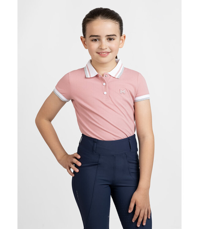 MAXIMILIAN YR GLINT POLO SHIRT - Blossom