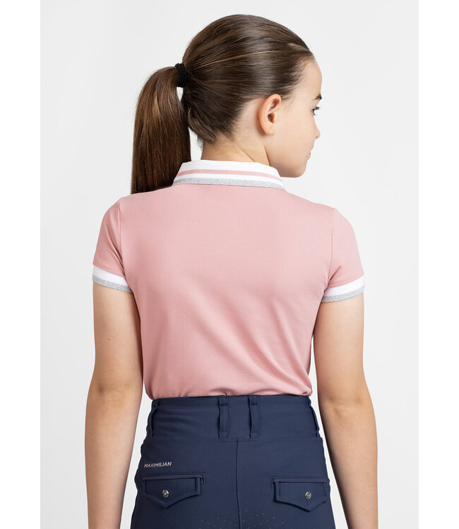 MAXIMILIAN YR GLINT POLO SHIRT - Blossom