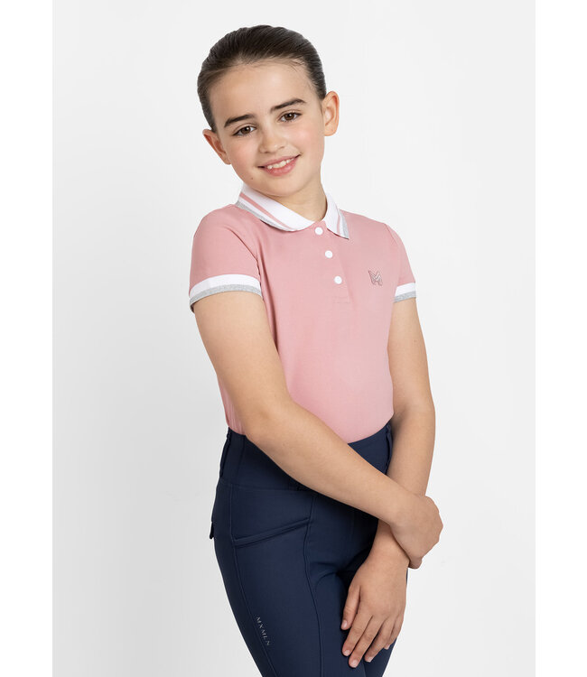 MAXIMILIAN YR GLINT POLO SHIRT - Blossom