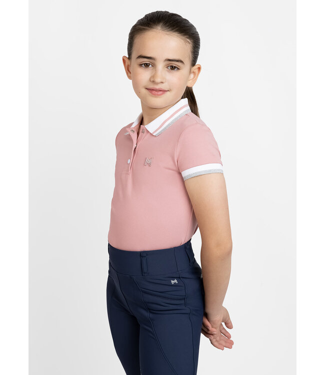 MAXIMILIAN YR GLINT POLO SHIRT - Blossom