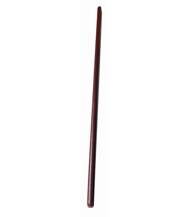 24" SHOW CANE, WOODEN CENTRE, LEATHER COVERED