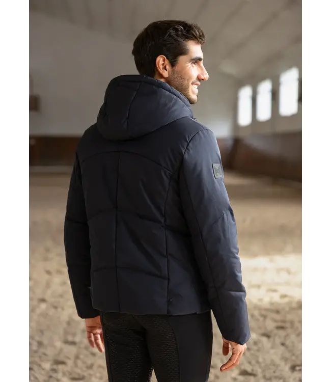 MAXIMILIAN ELAN PUFFER JACKET - Navy