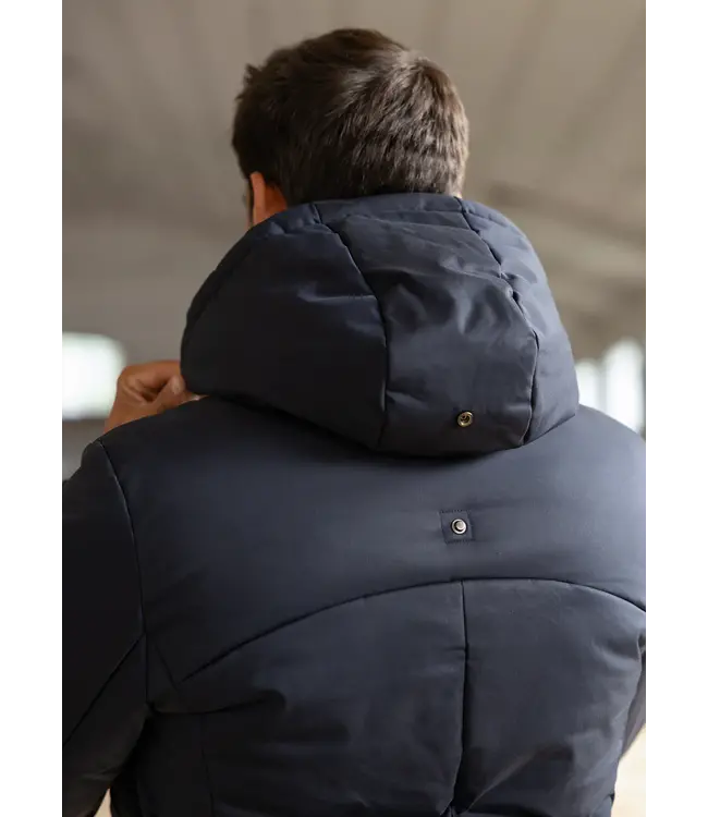MAXIMILIAN ELAN PUFFER JACKET - Navy