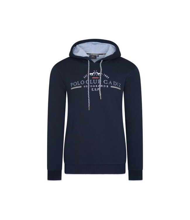 HVS 'COLON' HOODED SWEATER - Navy