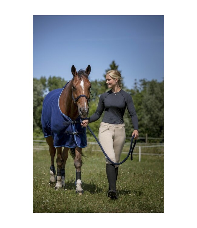 RIDING WORLD POLAR FLEECE SHEET - Navy