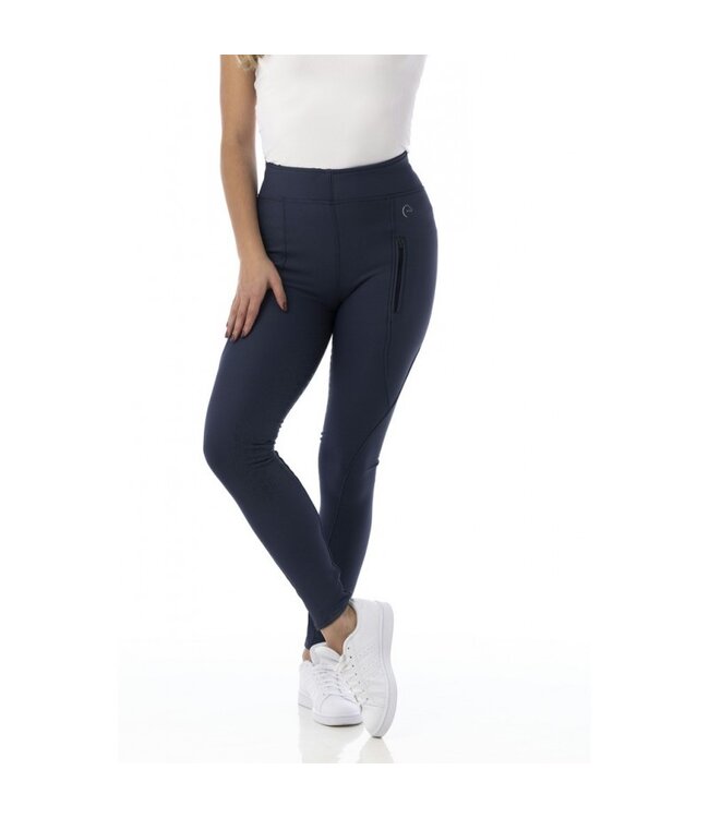 EQUITHÈME "DOLOMYT" FGrip SOFTSHELL BREECHES - Navy