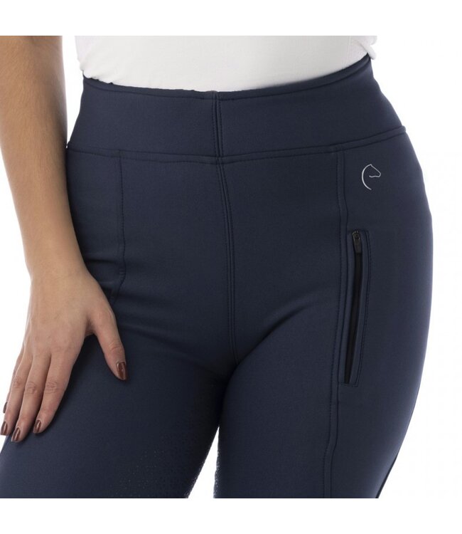 EQUITHÈME "DOLOMYT" FGrip SOFTSHELL BREECHES - Navy