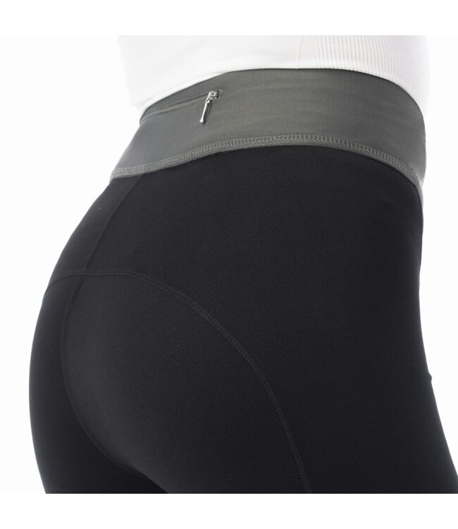 EQUITHÈME 'TEA' PULL-ON RIDING LEGGINGS - Navy