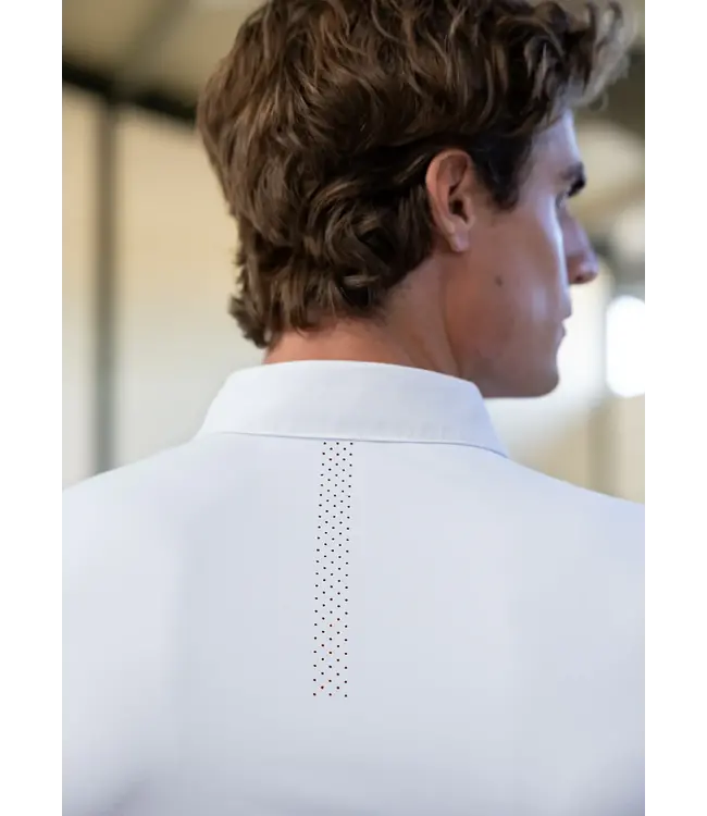 MAXIMILIAN ACTIVE SHORT SLEEVE SHOW SHIRT - White