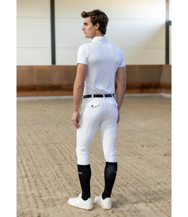 MAXIMILIAN ACTIVE SHORT SLEEVE SHOW SHIRT - White