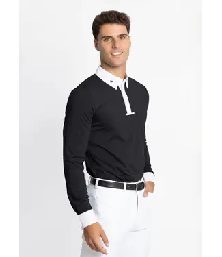 Maximilian MAXMILIAN ACTIVE LONG SLEEVE SHOW SHIRT - Black