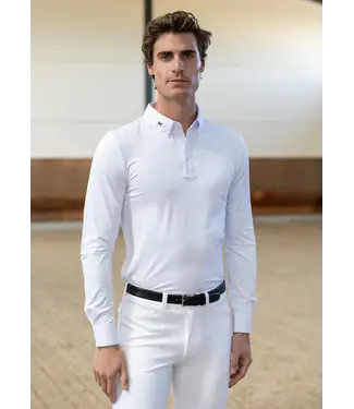 Maximilian MAXMILIAN ACTIVE LONG SLEEVE SHOW SHIRT - White