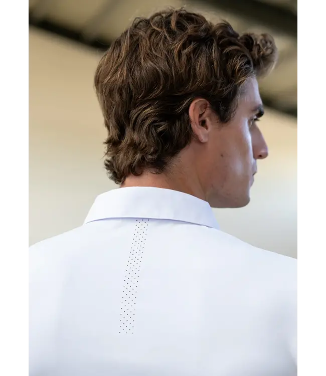 MAXMILIAN ACTIVE LONG SLEEVE SHOW SHIRT - White