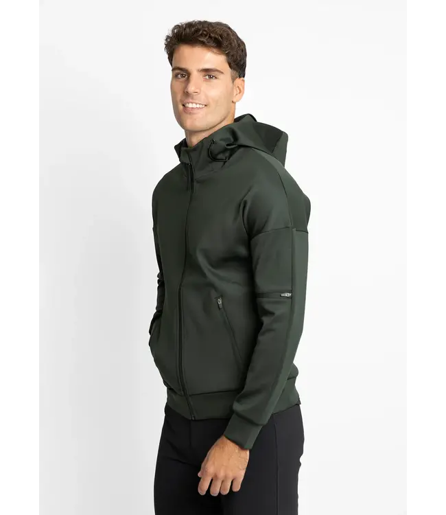 MAXIMILIAN MENS ELEMENT ZIP HOODIE - Hunter Green