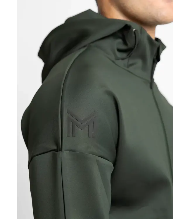 MAXIMILIAN MENS ELEMENT ZIP HOODIE - Hunter Green