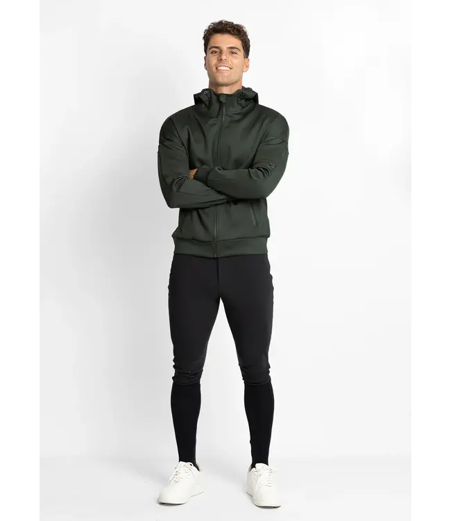 MAXIMILIAN MENS ELEMENT ZIP HOODIE - Hunter Green