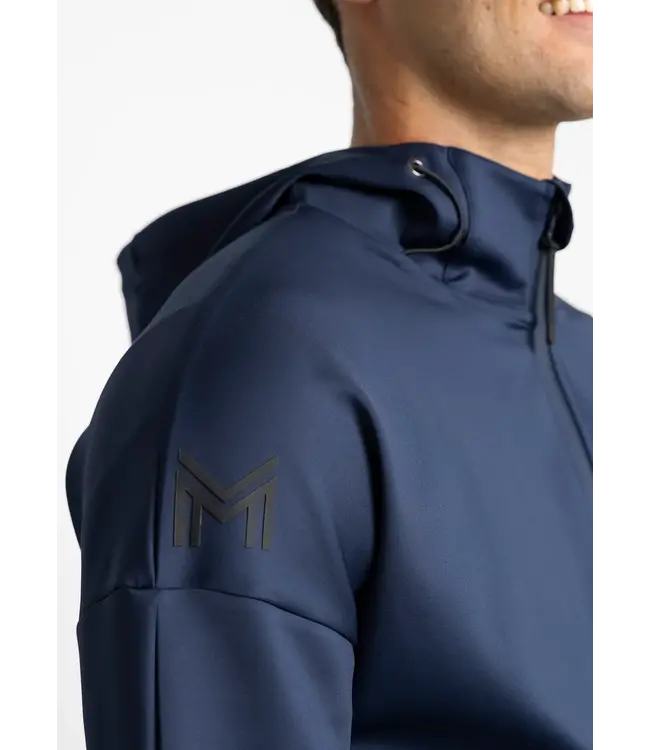 MAXIMILIAN MENS ELEMENT ZIP HOODIE - Navy
