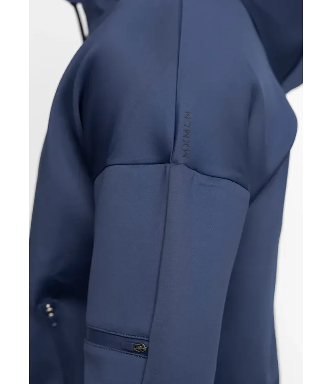 MAXIMILIAN MENS ELEMENT ZIP HOODIE - Navy