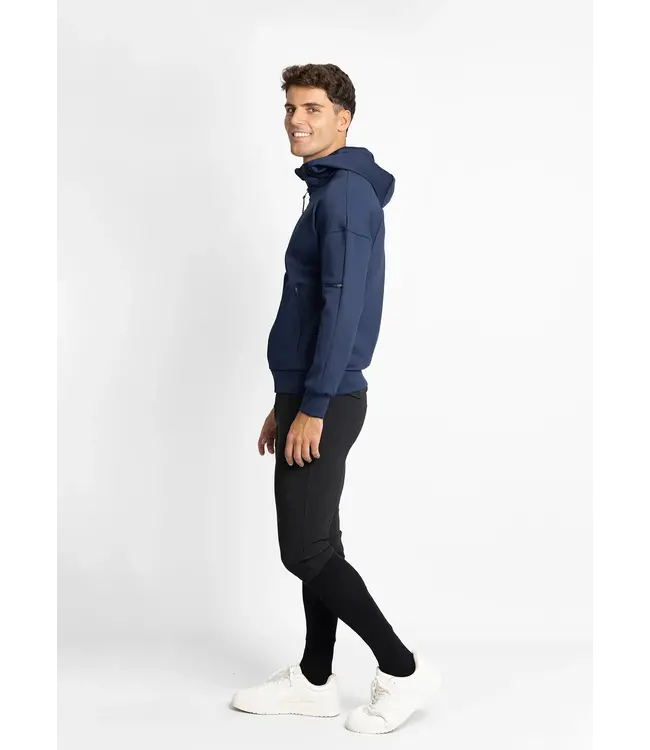 MAXIMILIAN MENS ELEMENT ZIP HOODIE - Navy