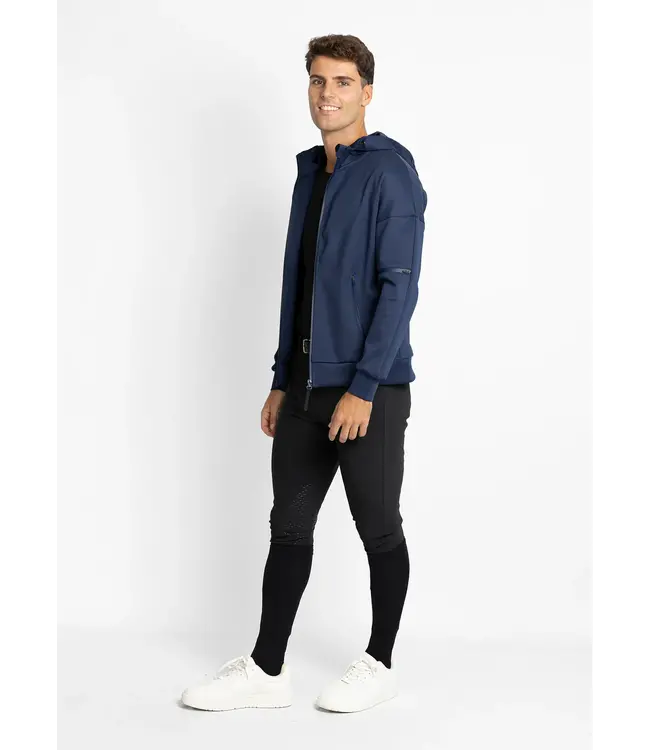 MAXIMILIAN MENS ELEMENT ZIP HOODIE - Navy