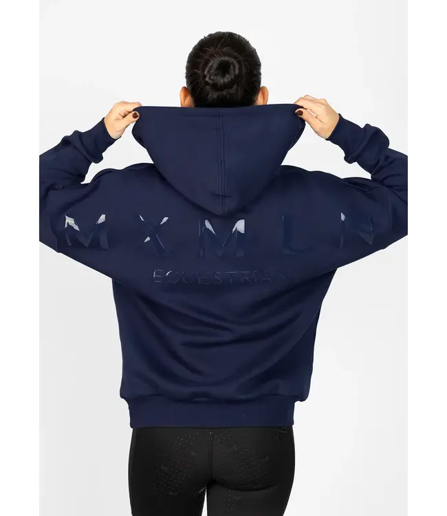 MAXIMILIAN UNISEX ICON OVERSIZED HOODIE - Navy