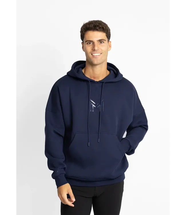 MAXIMILIAN UNISEX ICON OVERSIZED HOODIE - Navy