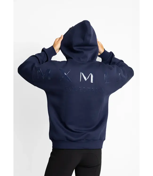 MAXIMILIAN UNISEX ICON OVERSIZED HOODIE - Navy
