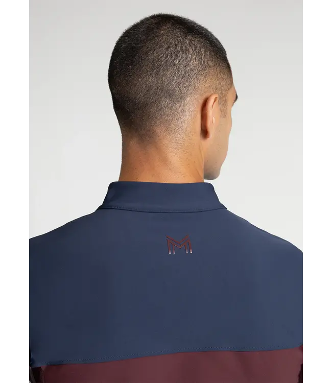 MAXIMILIAN KENT BASE LAYER - Navy/Burgundy