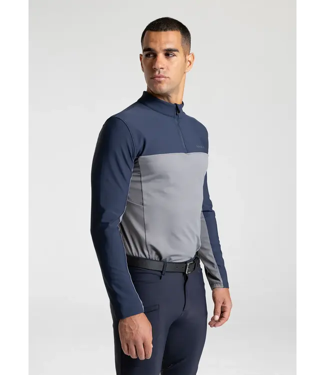 MAXIMILIAN KENT BASE LAYER - Navy/Grey