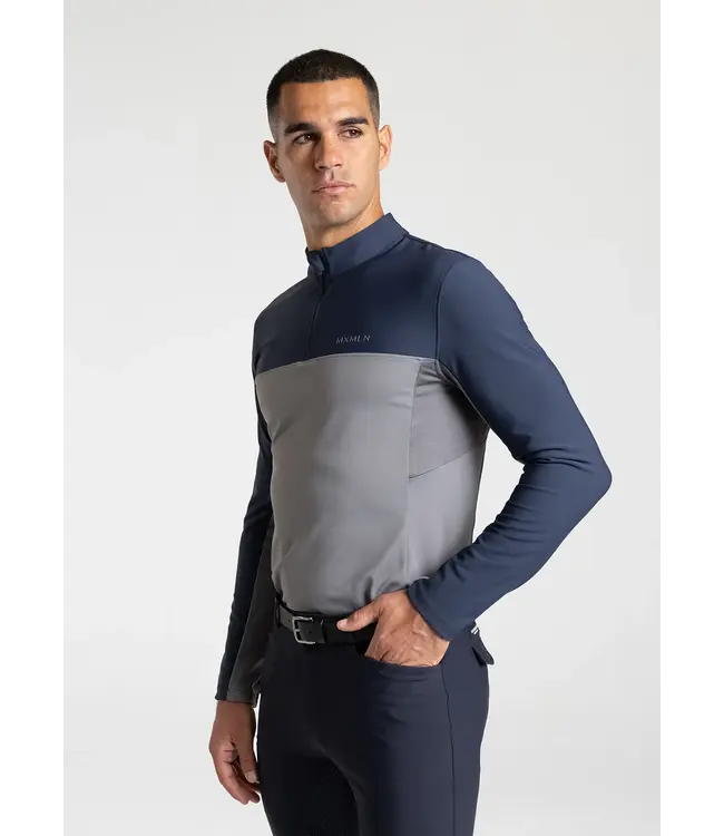 MAXIMILIAN KENT BASE LAYER - Navy/Grey