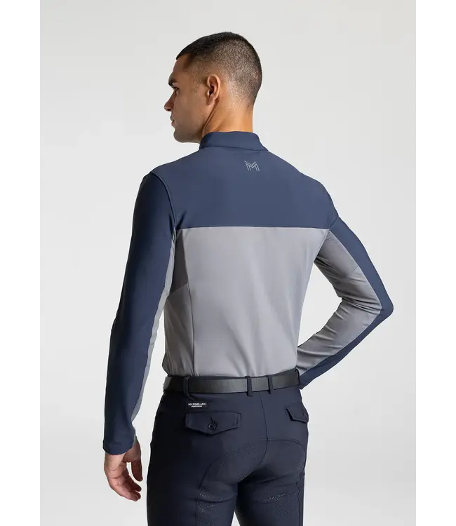 MAXIMILIAN KENT BASE LAYER - Navy/Grey