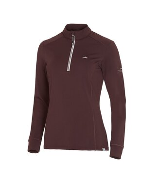 Schockemohle SCHOCKEMOHLE 'PAGE' LADIES FUNCTIONAL WINTER SHIRT - Wine