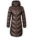 Covalliero COVALLIERO AW24 LADIES QUILTED COAT - Coffee