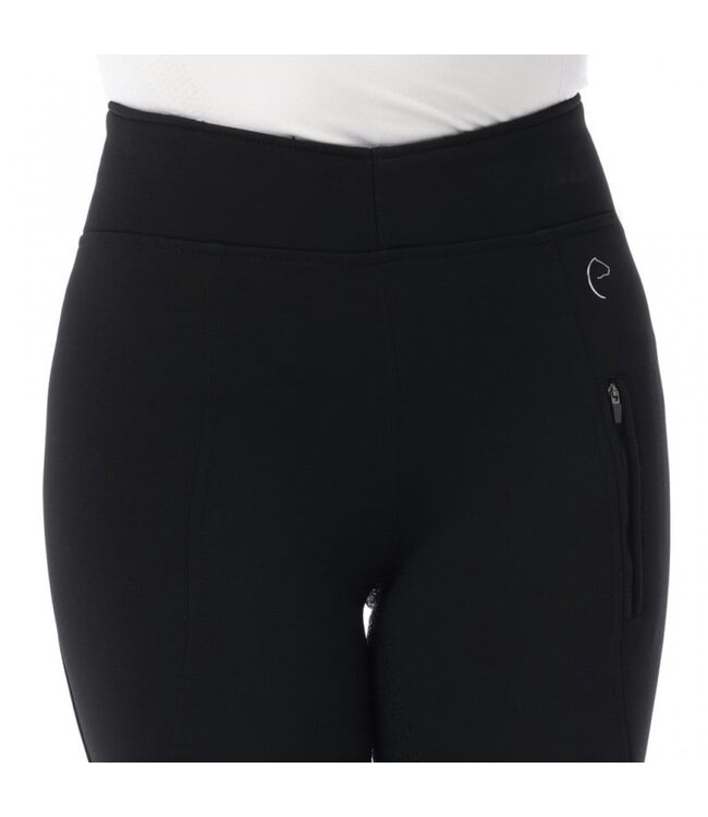 EQUITHÈME "DOLOMYT" FGrip SOFTSHELL BREECHES - Black