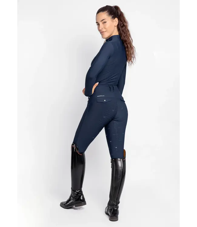 MAXIMILIAN PRO RIDING LEGGINGS KGrip - Navy