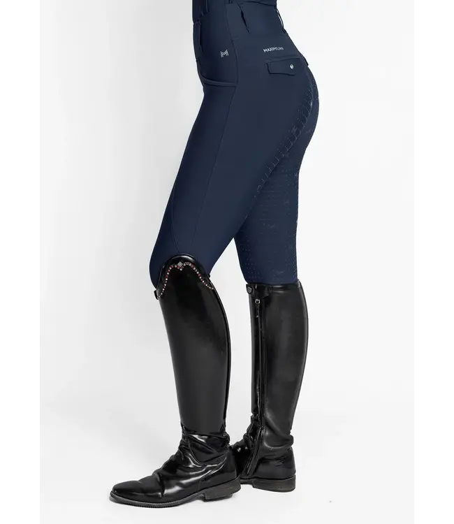 MAXIMILIAN PRO RIDING LEGGINGS KGrip - Navy